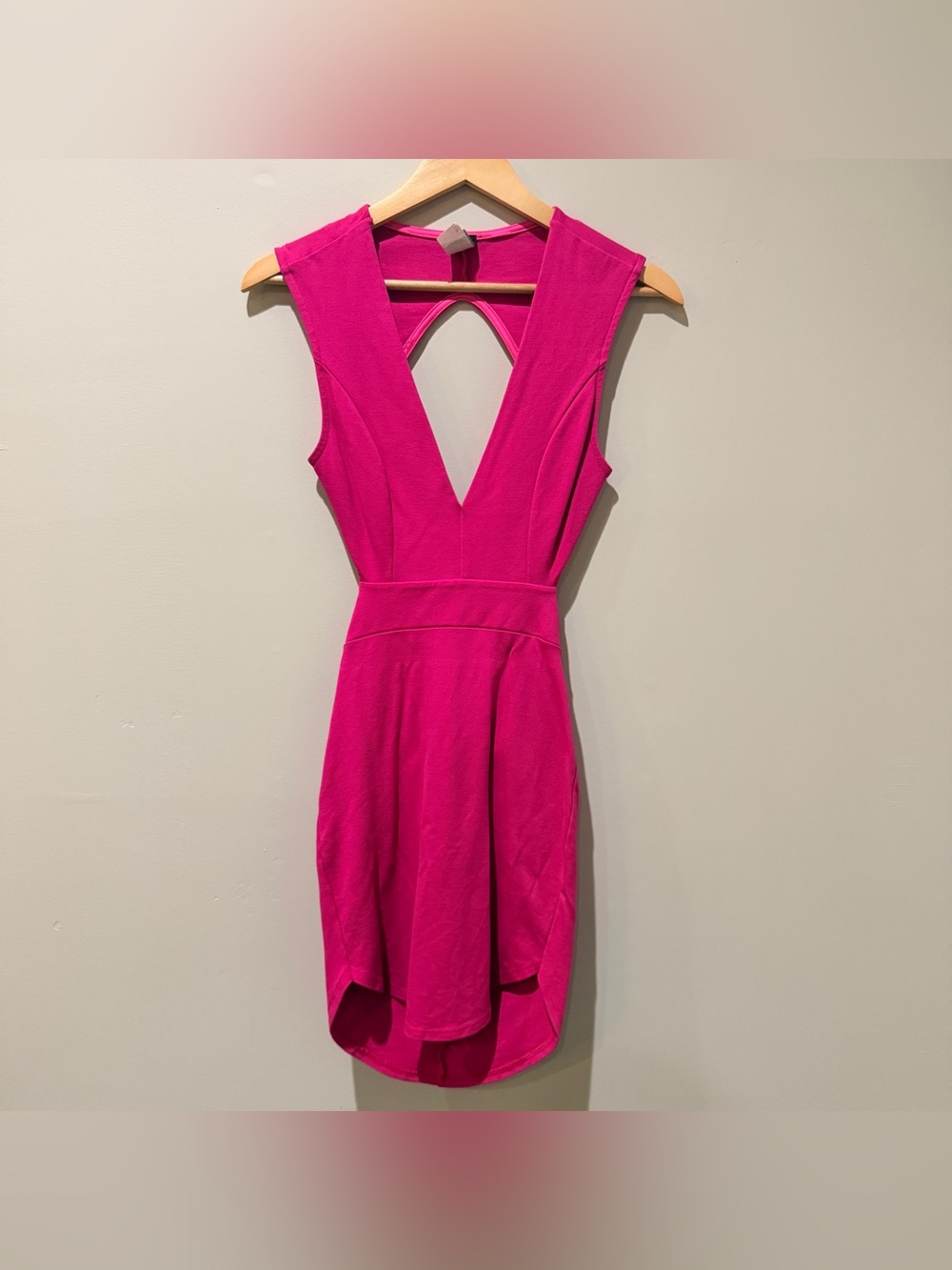 Cut Out Backless Mini Dress Y2K Barbie Elevated Party Club Going Out Mob Wife